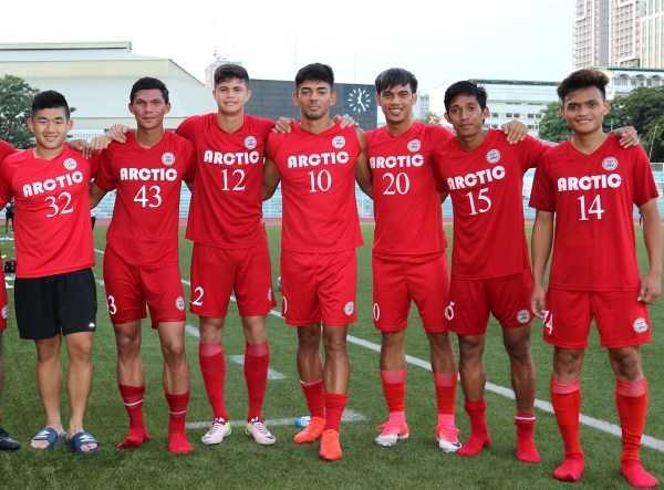 Davao Aguilas FC players, proud representatives of the Philippines at the upcoming SEA Games to be held in Kuala Lumpur, Malaysia
