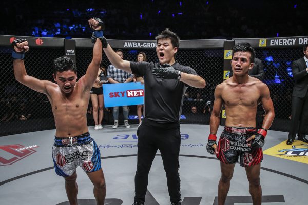 Ye Thway Ne, Kemp Cheng, Saw Min Min (©ONE Championship)
