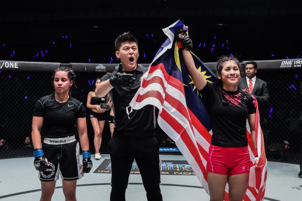 Puja Tomar, Kemp Cheng, Jihin Radzuan (©ONE Championship)