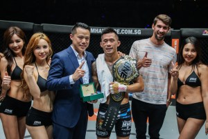 Hua Fung Teh, Martin Nguyen, Michael Phelps