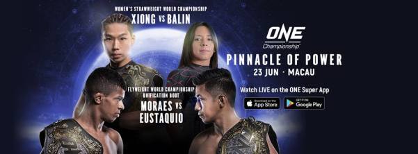 'ONE: Pinnacle of Power' (Facebook/ONE Championship)