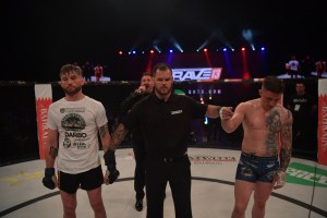 Myles Price (leftmost), Norman Parke (rightmost)
