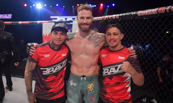 Chad Hanekom (center), J.P. Buys (rightmost)