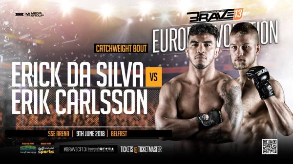 Erick da Silva, Eric Carlsson (Facebook/Brave Combat Federation)