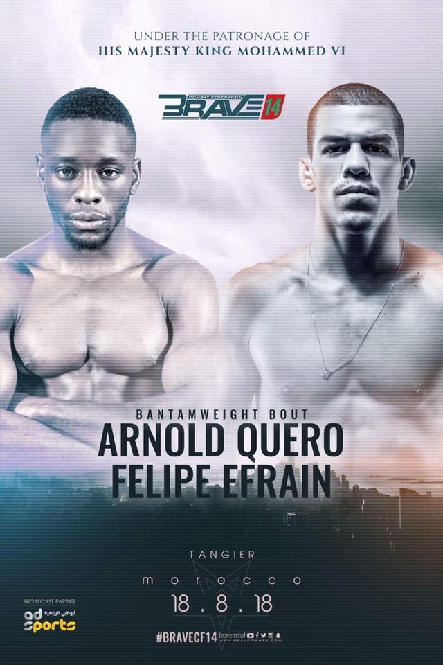 Arnold Quero vs Felipe Efrain at ‘Brave 14’ in Morocco