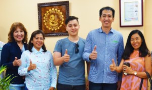 Ace Itchon, Dr. Cecilia Gascon, Chris Mills, Gilbert Gatchalian, Rebecca Bustamante