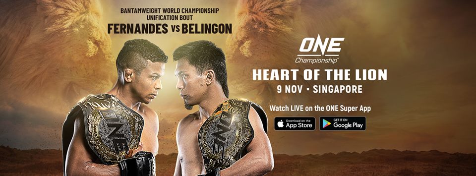 Bibiano Fernandes-Kevin Belingon rematch is new 'ONE: Heart of the Lion' main event