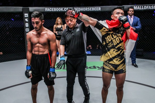 Asraful Islam, Yuji Shimada, Rudy Agustian (© ONE Championship)