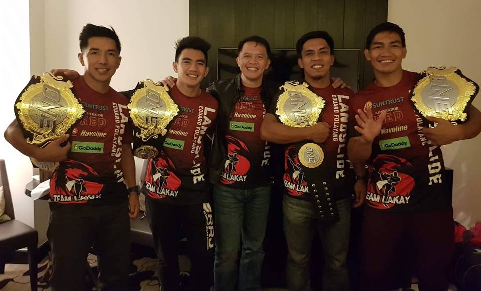Geje Eustaquio, Joshua Pacio, Mark Sangiao, Kevin Belingon, Eduard Folayang
