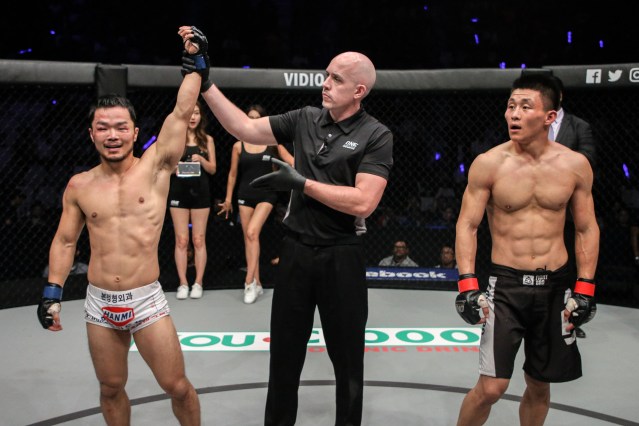 Dae Hwan Kim, Olivier Coste, Zhao Zhi Kang (©ONE Championship)