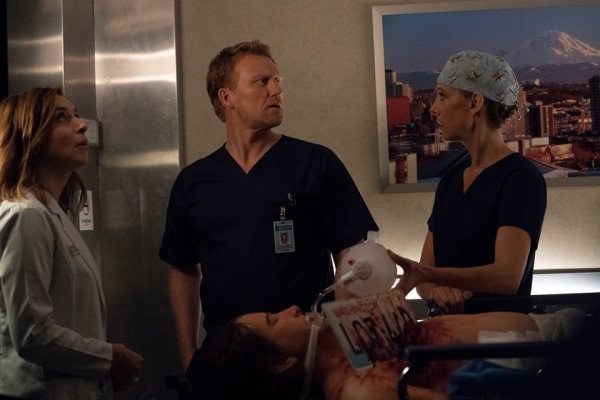 Caterina Scorsone, Kevin McKidd, Kim Raver