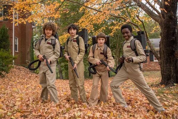 Gaten Matarazzo, Finn Wolfhard, Noah Schnapp, Caleb McLaughlin