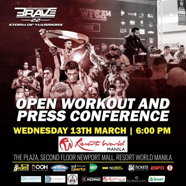 'Brave 22: Storm of Warriors' open workouts
