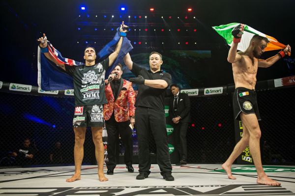 John Brewin, Thomas Fan, Kirik Jenness, Cian Cowley (© Brave Combat Federation)