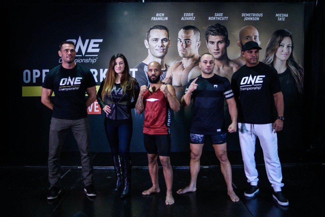 Rich Franklin, Miesha Tate, Demetrious Johnson, Eddie Alvarez, Vitor Belfort (©ONE Championship)