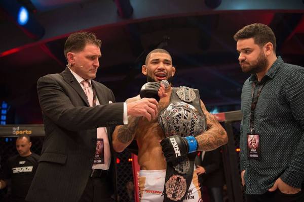 Kirik Jenness, Luan Santiago, João Vitor Xavier (© Brave Combat Federation)