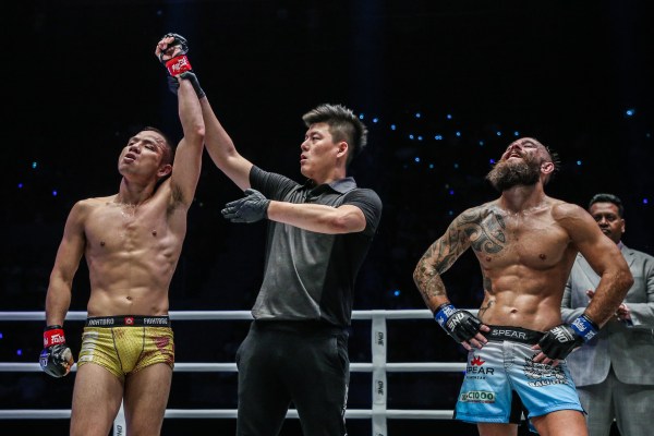 Chen Lei, Kemp Cheng, Anthony Engelen (© ONE Championship)