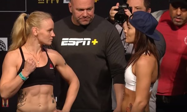 Valentina Shevchenko, Dana White, Jessica Eye