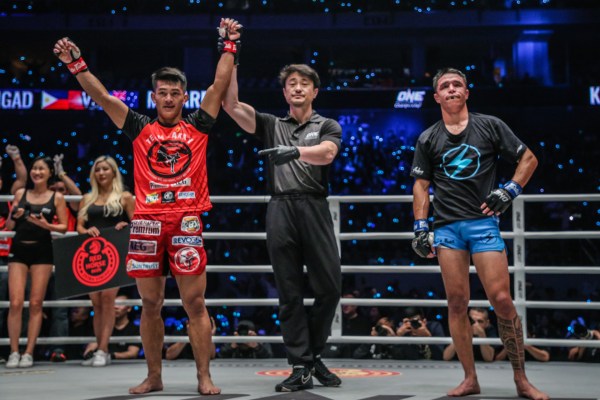 Danny Kingad, Yoshinori Umeki, Reece McLaren (© ONE Championship)