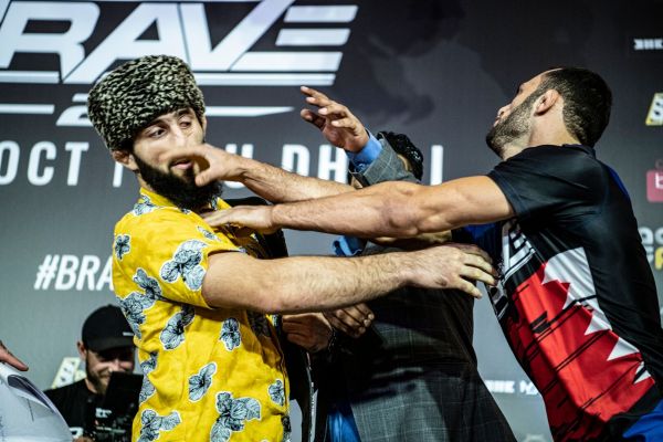 Abdoul Abduraguimov, Jarrah Al-Selawe (©Brave Combat Federation)