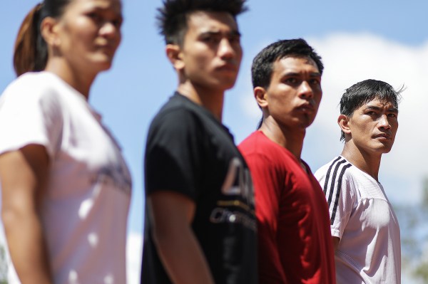 Gina Iniong, Joshua Pacio, Kevin Belingon, Eduard Folayang (©ONE Championship)