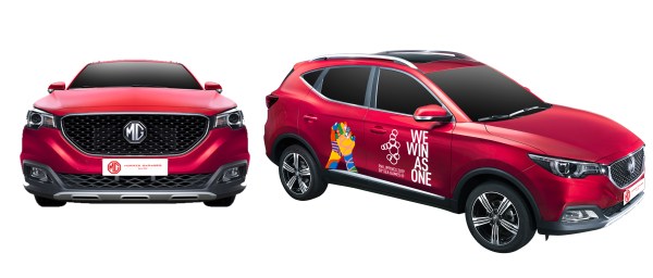 MG ZS with SEA Games decals