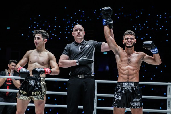 Victor Pinto, Olivier Coste, Adam Noi (©ONE Championship)