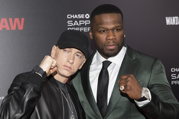 Eminem, 50 Cent (©Andrew Kelly)