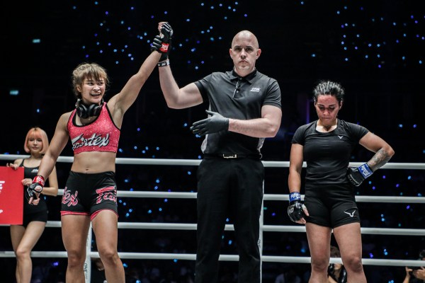 Stamp Fairtex, Olivier Coste, Puja Tomar (©ONE Championship)