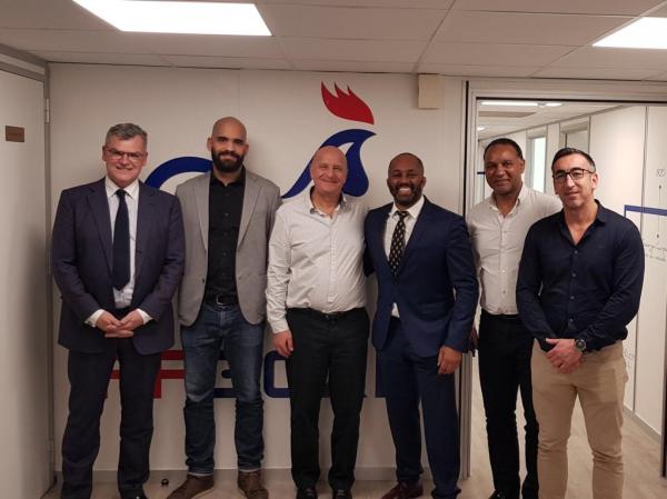 Nick Davies, Lionel Brezephin, Patrick Winke, Kerrith Brown, Densign White, Arnaud Romera (©IMMAF)