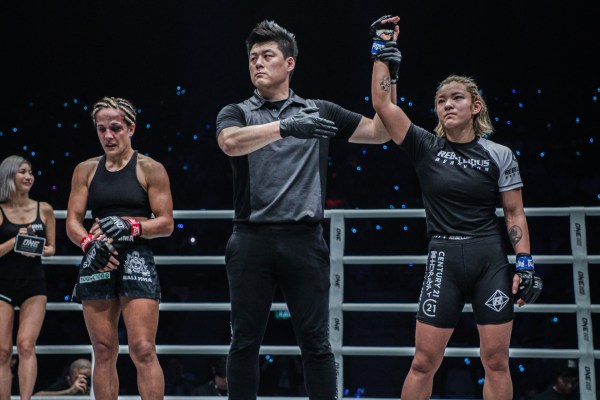 Nyrene Crowley, Kemp Cheng, Itsuki Hirata (©ONE Championship)