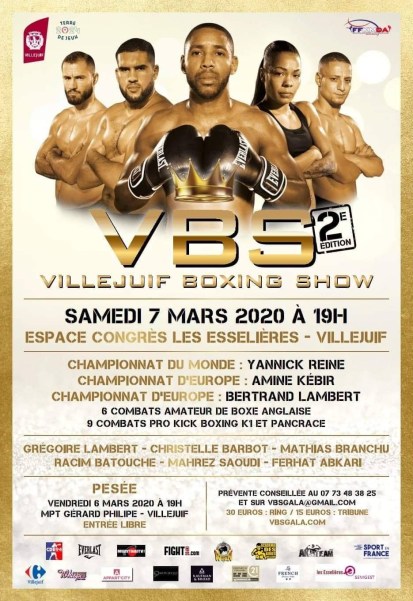 'Villejuif Boxing Show 2' poster