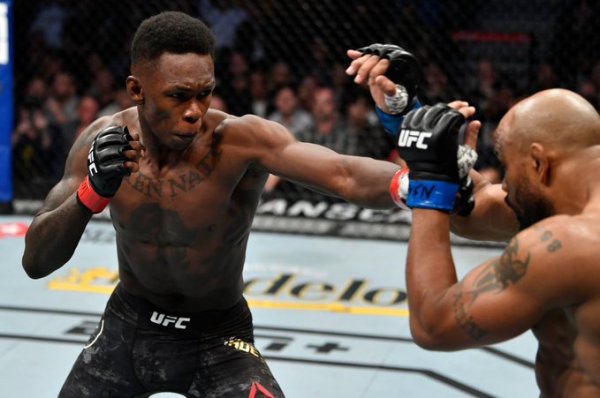 Israel Adesanya, Yoel Romero (©UFC)