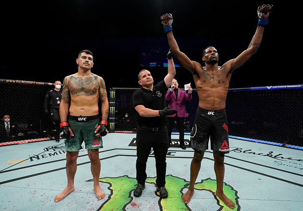 Anthony Hernandez, Michael Cardoso, Kevin Holland (©UFC)