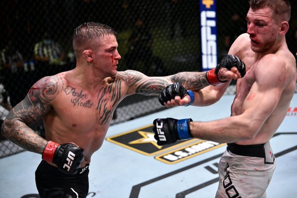 Dustin Poirier, Dan Hooker (©UFC)
