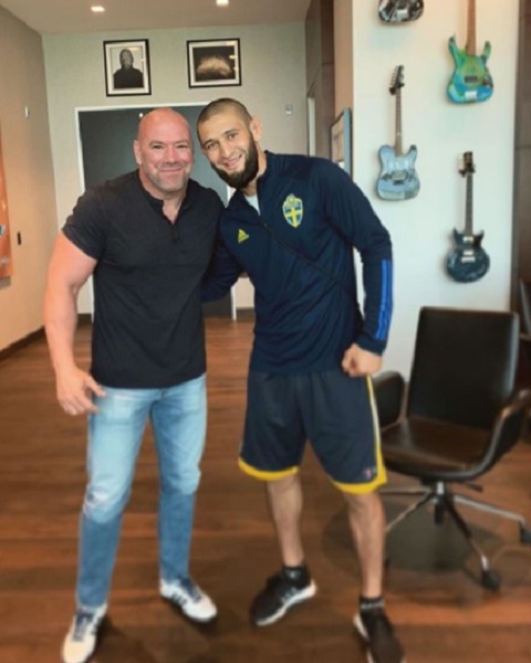 Dana White, Khamzat Chimaev