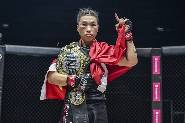 Xiong Jing Nan, still ONE Women's Strawweight World Champion, beats Tiffany Teo at 'ONE: Inside the Matrix' in Singapore