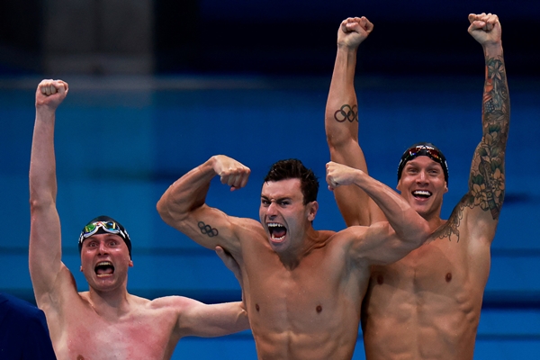 Bowen Becker, Blake Pieroni, Caeleb Dressel