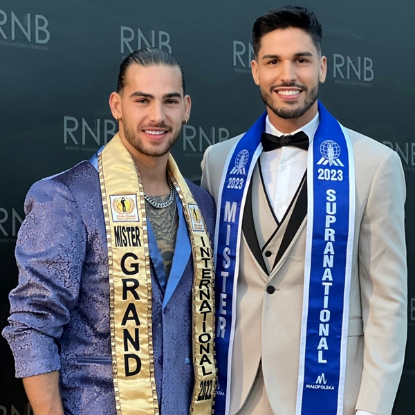Michael Pelletier, Ivan Alvarez Guedes (©Mister Grand International)